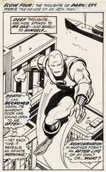 "IRON MAN" VOL. 1 #50 COMIC BOOK PAGE ORIGINAL ART BY GEORGE TUSKA.