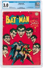 "BATMAN" #44 DECEMBER 1947 - JANUARY 1948 CGC 3.0 GOOD/VG.