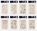 "1953 WOODY WOODPECKER'S DRAWING LESSON" PSA GEM MINT 10 COMPLETE PREMIUM CARD SET OF 36.