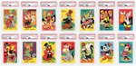 "1953 WOODY WOODPECKER'S DRAWING LESSON" PSA GEM MINT 10 COMPLETE PREMIUM CARD SET OF 36.