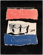 NATIONAL URBAN LEAGUE "WE SHALL OVERCOME" POSTER FROM AUG. 28, 1963 MARCH ON WASHINGTON.