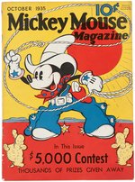 "MICKEY MOUSE MAGAZINE" VOLUME 1, NO. 2 (OCTOBER 1935).