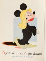 "MICKEY MOUSE MAGAZINE" VOLUME 1, NO. 2 (OCTOBER 1935).