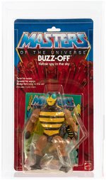 "MASTERS OF THE UNIVERSE - BUZZ-OFF" SERIES 3 12 BACK AFA 85 NM+.