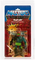 "MASTERS OF THE UNIVERSE - TRAP JAW WITH RING" SERIES 2 12 BACK AFA 80 Y-NM.
