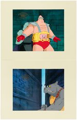 "TEENAGE MUTANT NINJA TURTLES" ORIGINAL PRODUCTION ANIMATION CELS LOT OF SIX.