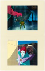 "TEENAGE MUTANT NINJA TURTLES" ORIGINAL PRODUCTION ANIMATION CELS LOT OF SIX.