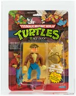 "TEENAGE MUTANT NINJA TURTLES - ACE DUCK" SERIES 2 14 BACK AFA 85 NM+.