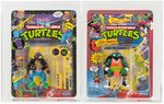 "TEENAGE MUTANT NINJA TURTLES - PUNKER DON/SHELL SLAMMIN' MIKE" AFA 80+/80 NM PAIR.