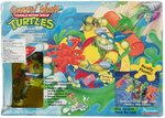 TEENAGE MUTANT NINJA TURTLES SURFER LEO WITH MONDO MUTANT SURFER TUBE FACTORY SEALED.