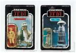 "STAR WARS: RETURN OF THE JEDI - REBEL COMMANDER/FX-7" 77 BACK-A AFA 75 Y-EX+/NM PAIR.