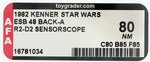 "STAR WARS: THE EMPIRE STRIKES BACK - R2-D2 SENSORSCOPE" 48 BACK-A AFA 80 NM.