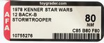 "STAR WARS - STORMTROOPER" 12 BACK-B AFA 80 NM.