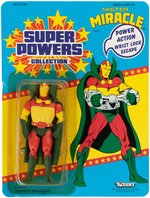 "SUPER POWERS" MISTER MIRACLE FIGURE ON CARD.