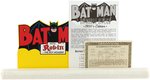 "BATMOBILE" COLLECTIBLE REPLICA PAIR BY DANBURY MINT & DC DIRECT.