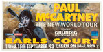 “PAUL McCARTNEY - THE NEW WORLD TOUR” POSTER.