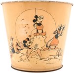 MICKEY MOUSE & FRIENDS WASTE BASKET FEATURING DISNEY CHARACTERS.