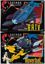 KENNER BATMAN THE ANIMATED SERIES KENNER FACTORY CASE VEHICLE ASSORTMENT OF SIX.