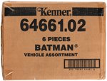 KENNER BATMAN THE ANIMATED SERIES KENNER FACTORY CASE VEHICLE ASSORTMENT OF SIX.