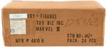 TOY BIZ MARVEL SUPERHEROES 1992 CASE OF 24 ACTION FIGURES.