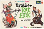 ED "BIG DADDY" ROTH'S "BROTHER RAT FINK" BOXED MODEL KIT.