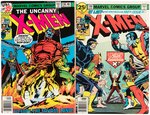 "X-MEN" LOT OF 24 COMIC ISSUES BETWEEN #100 AND #160.