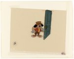 "MICKEY'S CHRISTMAS CAROL" PRODUCTION ANIMATION CEL FEATURING MICKEY MOUSE.