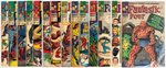 FANTASTIC FOUR 1960s LOT OF 27 COMIC ISSUES.