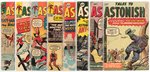 "TALES TO ASTONISH" FEATURING ANT MAN LOT OF TEN COMIC ISSUES.