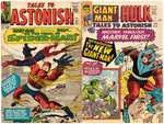 "TALES TO ASTONISH" FEATURING GIANT MAN & WASP LOT OF 19 COMIC ISSUES.