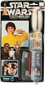 "STAR WARS TOOTHBRUSH" CARDED BATTERY-OPERATED TOOTHBRUSH.