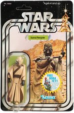 "STAR WARS - SAND PEOPLE" (TUSKEN RAIDER) ACTION FIGURE ON 20 BACK-H CARD.