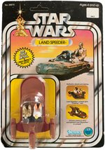 "STAR WARS - LAND SPEEDER" DIE-CAST ON 12 BACK CARD.