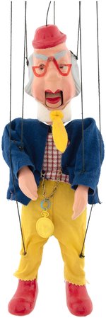 "HOWDY DOODY MARIONETTE" MR. BLUSTER BOXED.