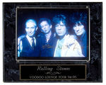 “ROLLING STONES - VOODOO LOUNGE TOUR” PROTOTYPE PLAQUE.