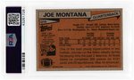 1981 TOPPS JOE MONTANA #216 ROOKIE PSA NM-MT 8.