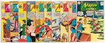 "ACTION COMICS" LOT OF 41 COMIC ISSUES.