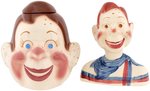 HOWDY DOODY CERAMIC COOKIE JAR & BUST BANK.