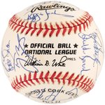 CINCINNATI REDS SIGNED BASEBALL COLLECTION.