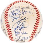 CINCINNATI REDS SIGNED BASEBALL COLLECTION.