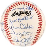 CINCINNATI REDS SIGNED BASEBALL COLLECTION.