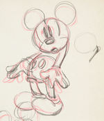 MICKEY MOUSE MODEL SHEET CONCEPT ART ATTRIBUTED TO FRED MOORE.