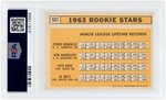 1963 TOPPS ROOKIE STARS #537 PETE ROSE ROOKIE PSA VG-EX 4.