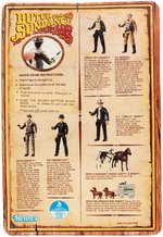 "BUTCH AND SUNDANCE: THE EARLY DAYS" CARDED ACTION FIGURE LOT.