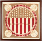 HARRISON & MORTON 1888 CAMPAIGN BANDANA.