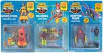 KENNER "SKY COMMANDERS" LOT OF FIVE VEHICLES W/ACTION FIGURES.