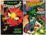 "THE AMAZING SPIDER-MAN" RUN OF 15 COMIC ISSUES #72-86.