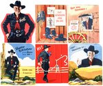 HOPALONG CASSIDY BUZZA CARDOZO EXTENSIVE GREETING CARD LOT.