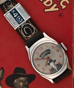 "HOPALONG CASSIDY WRIST WATCH" SMALL METAL CASE VARIETY BOXED.