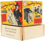 HOPALONG CASSIDY BOXED CAMERA & FLASH REFLECTOR PAIR.